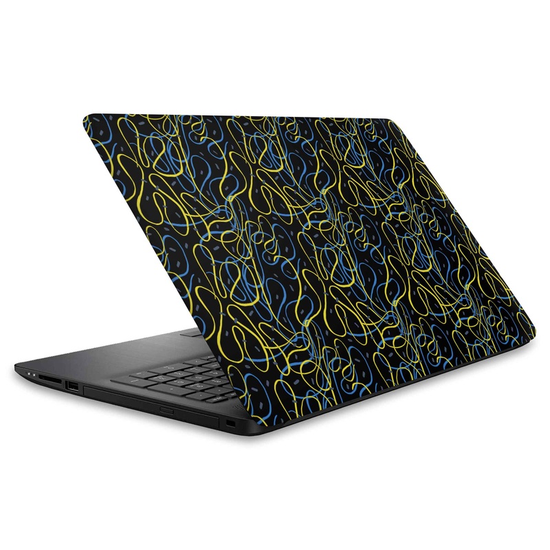 Yellow Blue Threads Design
