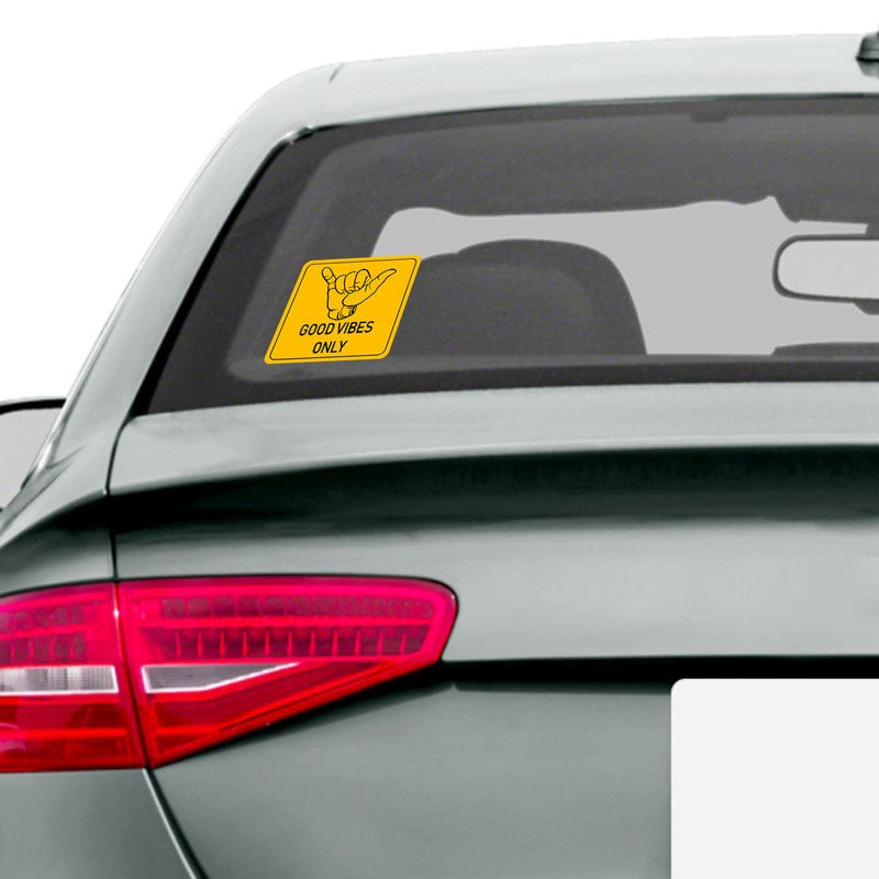 Good Vibes Only Car Sticker