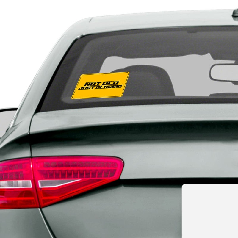 Not Old Just Classic Car Sticker