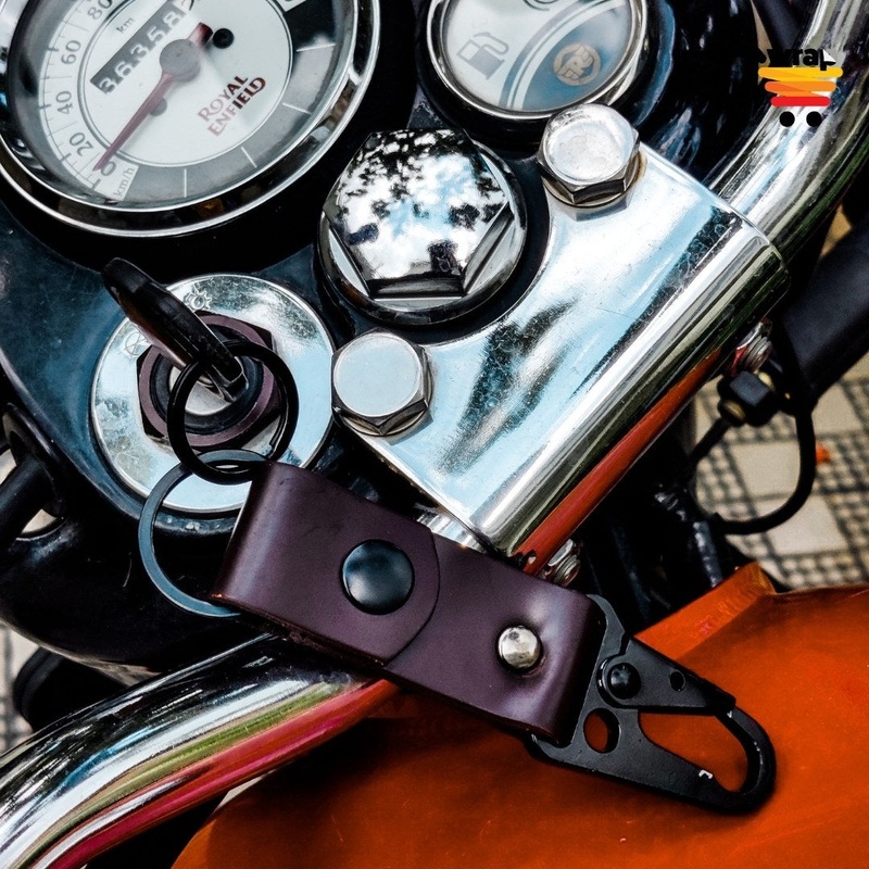 Royal Leather Key Chains - Dark Brown
