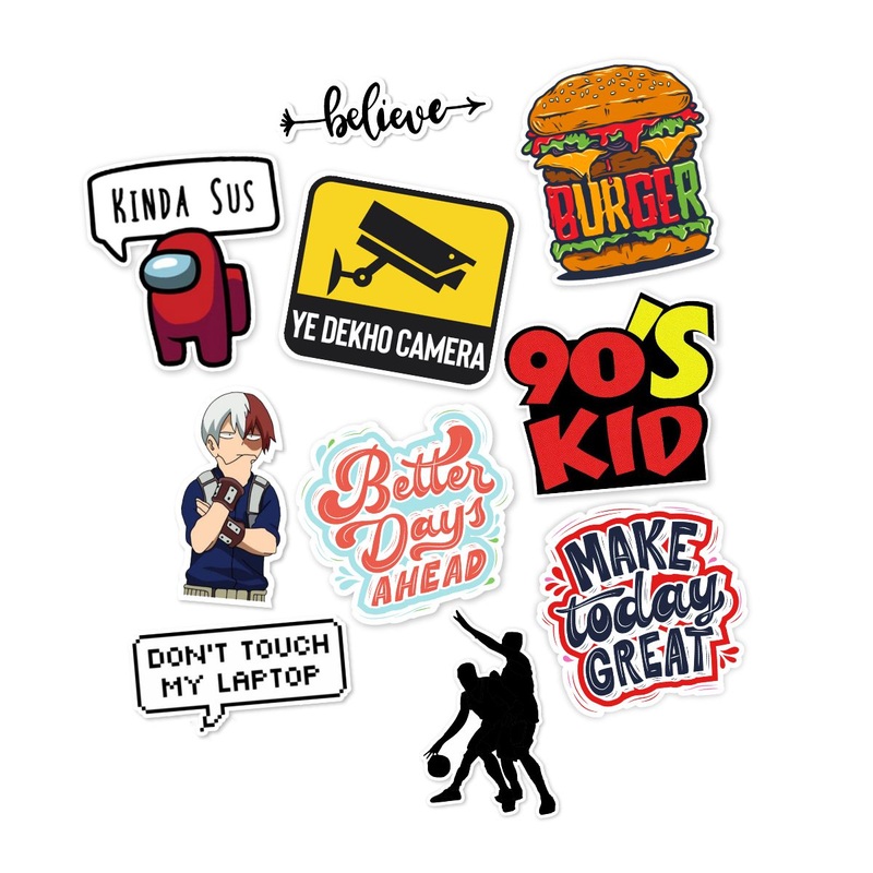 Sticker Combo #1 - Pack Of 10