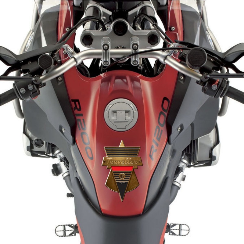 Traveller Bike Fuel Tank Decal - WRAPCART X SSG