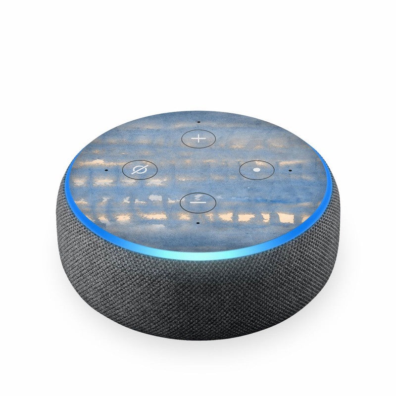 WaterPaint Blue Skin For Amazon Echodot