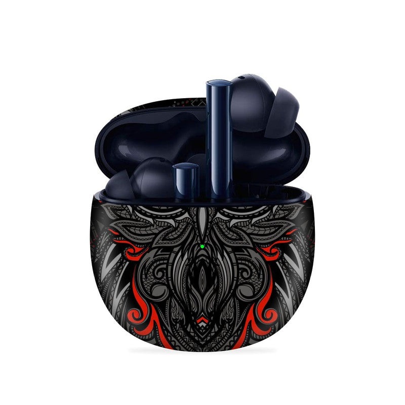 Classic Owl Red Realme Buds Air 2 Skin