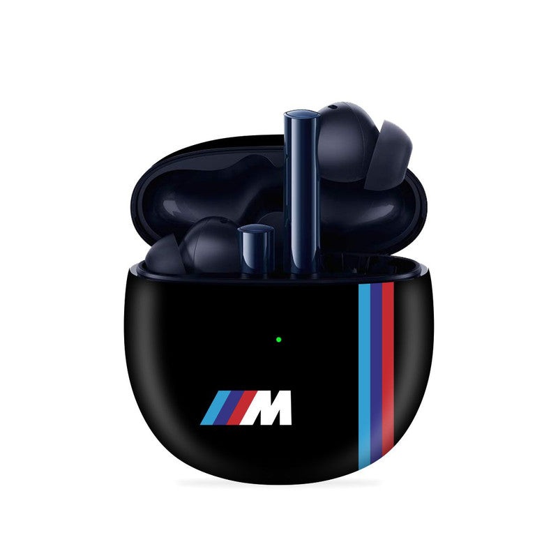 M Sports Black Realme Buds Air 2 Skin