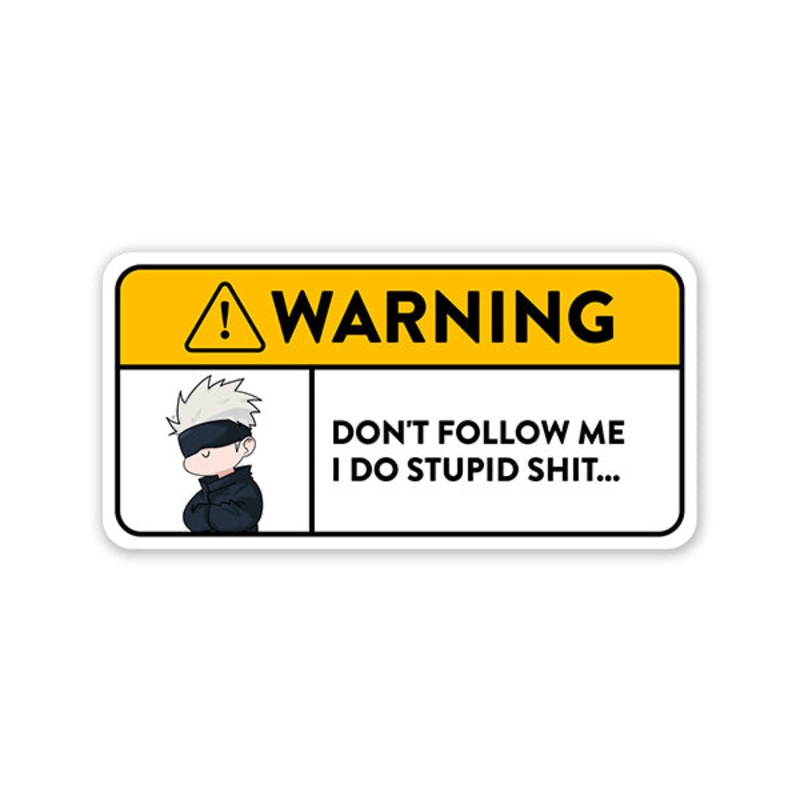 Stupid Car Sticker
