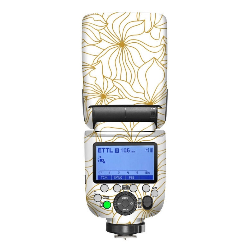 White Lining Camera Flash Skin