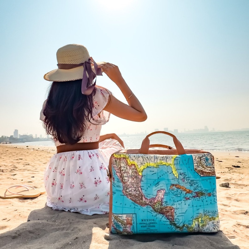 Adventurous Map Office/Laptop Bag