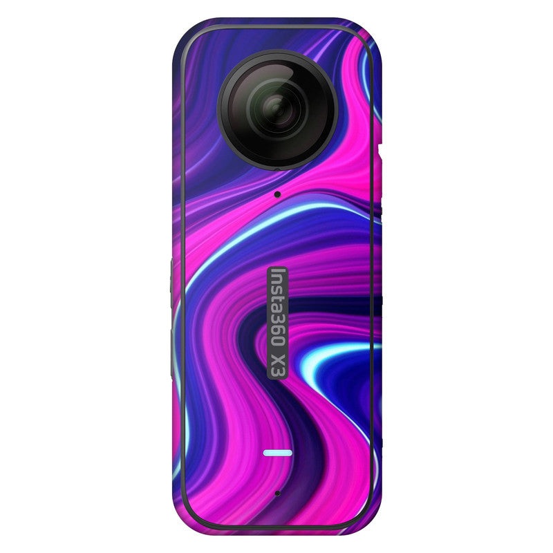 Aesthetic Purple Insta 360 Skin