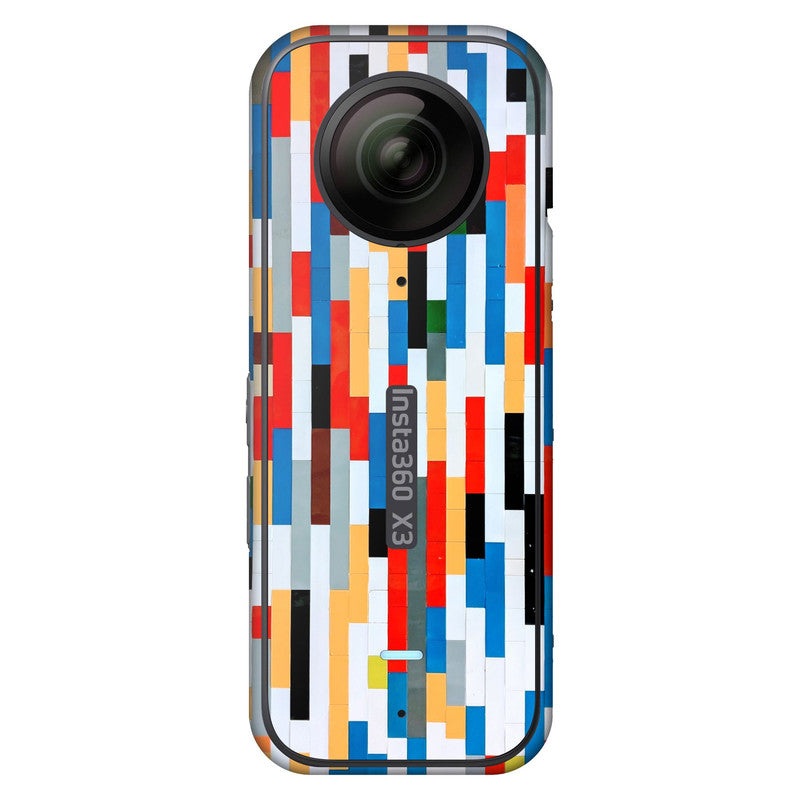Colorful Wall Insta 360 Skin