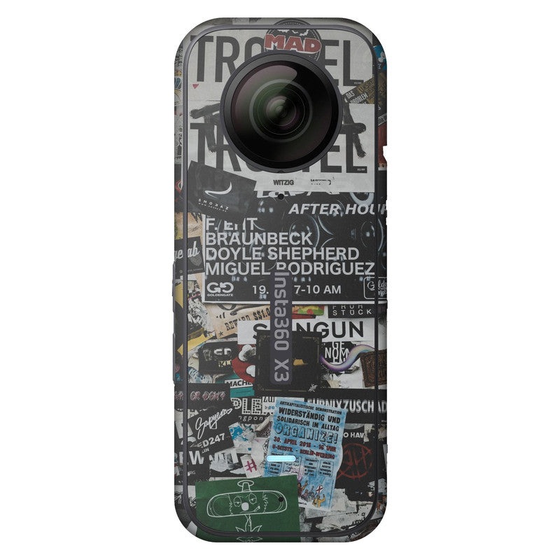 Sticker Bomb Insta 360 Skin