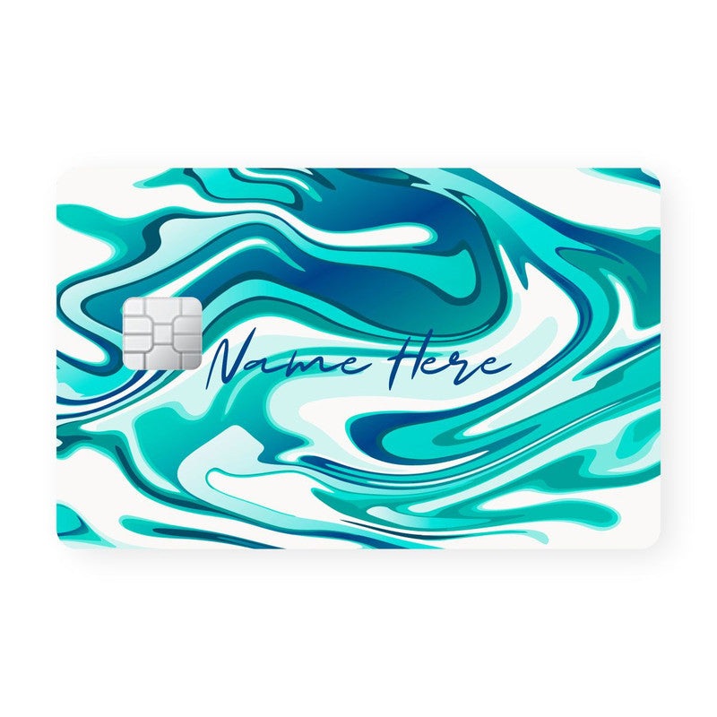 Green Coral Custom Name Card Skin