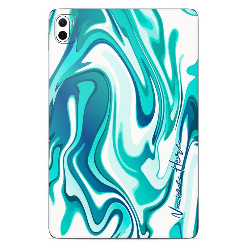 Green Coral Custom Name Xiaomi Pad Skin