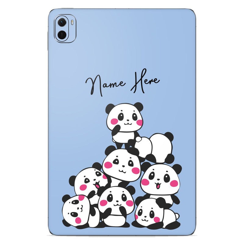 Panda Custom Name Xiaomi Pad Skin
