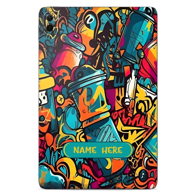 Street Grafitee Custom Name Xiaomi Pad Skin