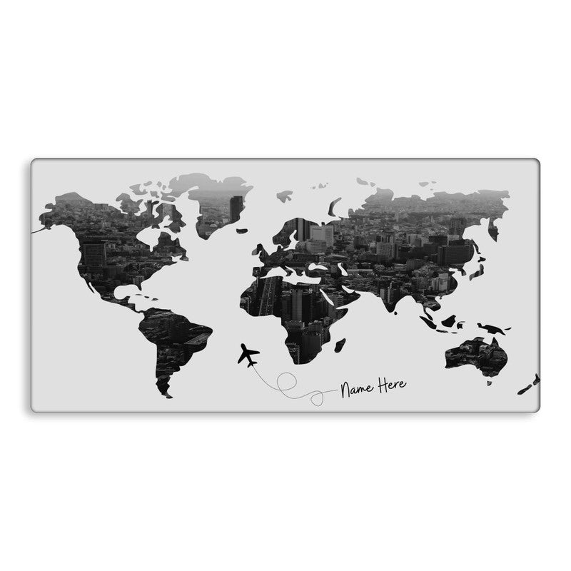 All Over The World Custom Name TechMat