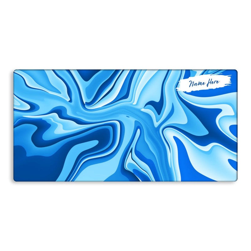 Blue Waves Custom Name TechMat