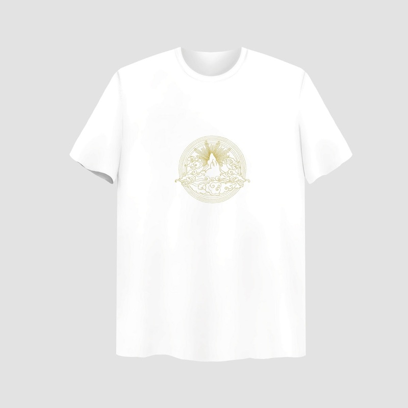Heaven Embroidered White Oversize T-Shirt