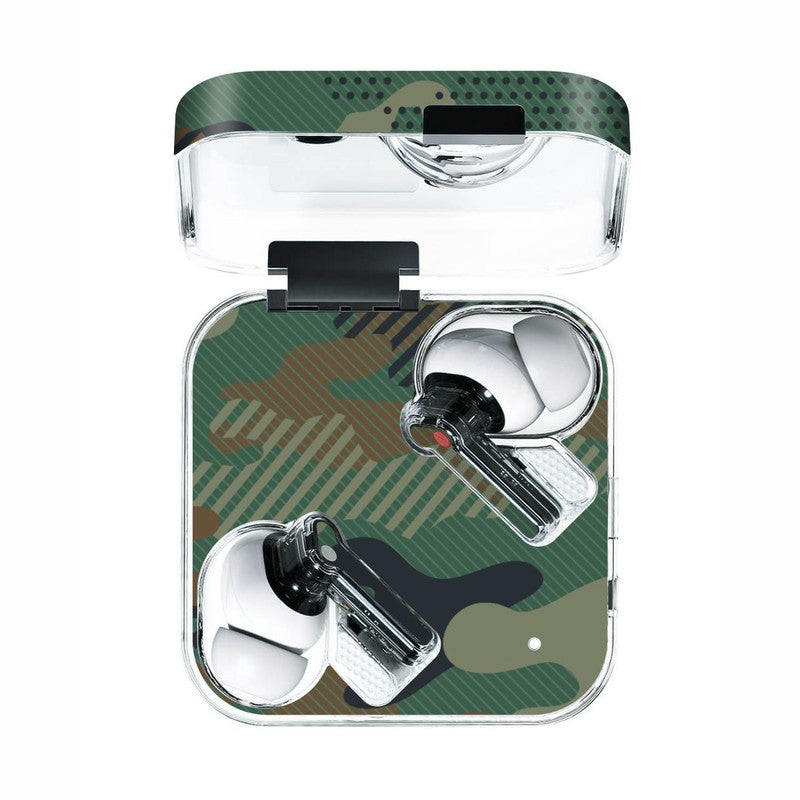 Military Green Camo Skin Skin - For Nothing Ear 1, 2, CMF