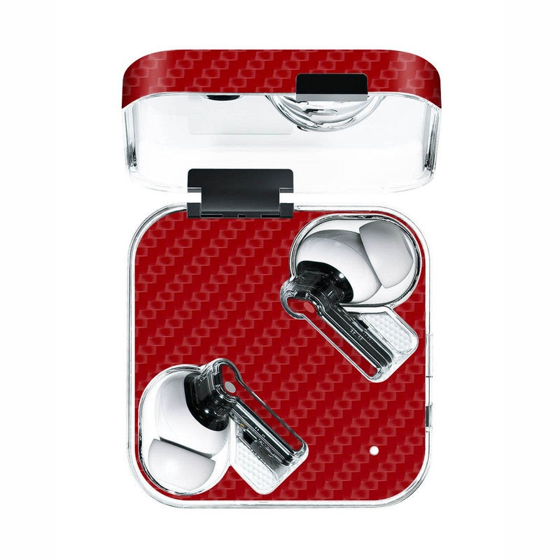 Red Carbon Skin Skin - For Nothing Ear 1, 2, CMF