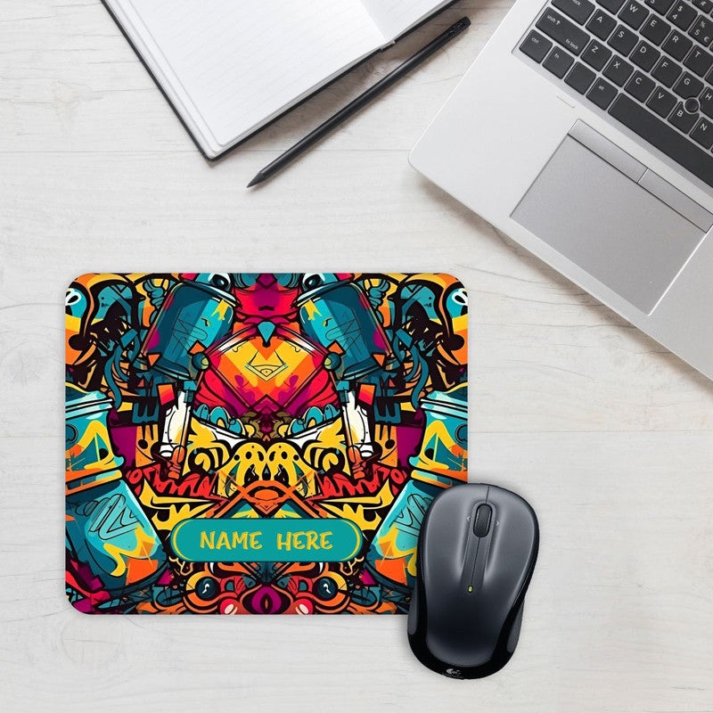 Street Grafitee Custom Name MousePad