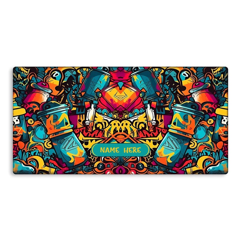 Street Grafitee Custom Name TechMat