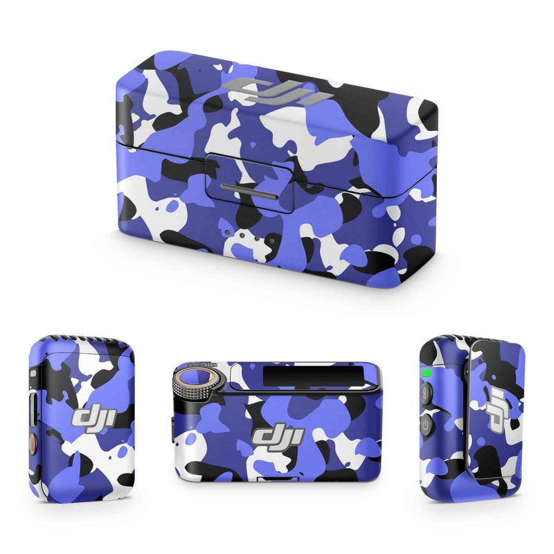 Army Blue DJI Mic Skin