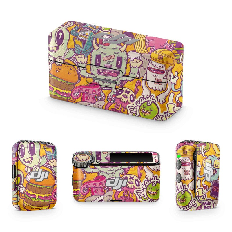 Artistic Psychedelic DJI Mic Skin