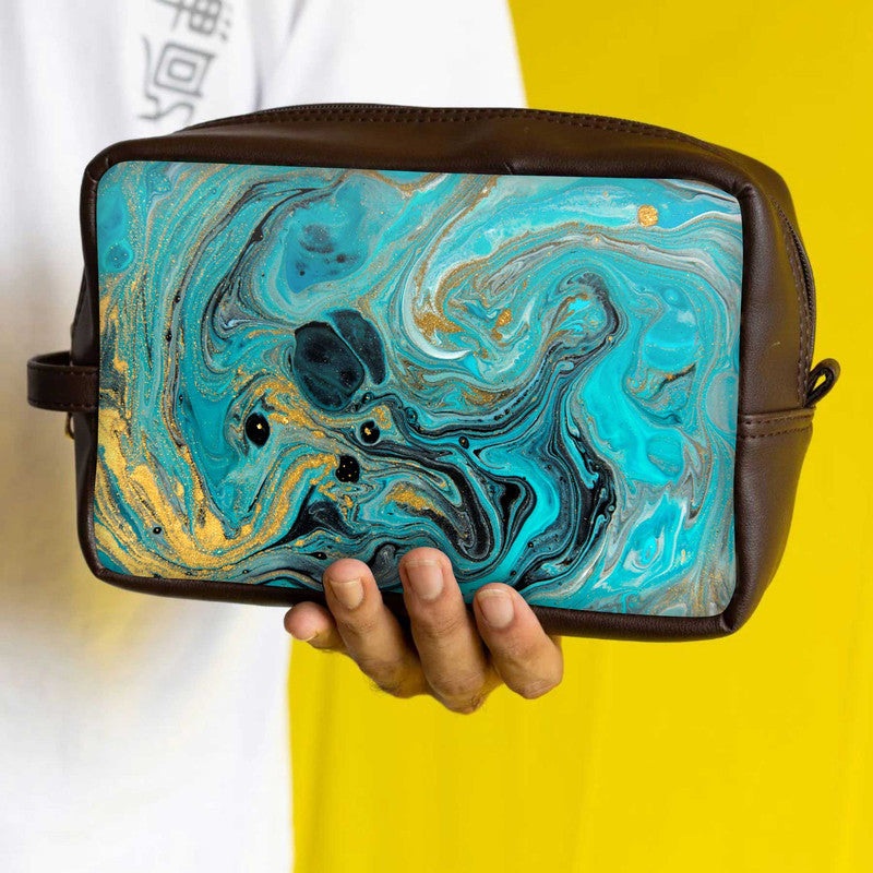 Blue Gold Utility Pouch
