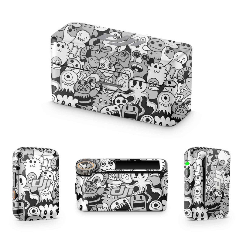 Ghost Doodle DJI Mic Skin