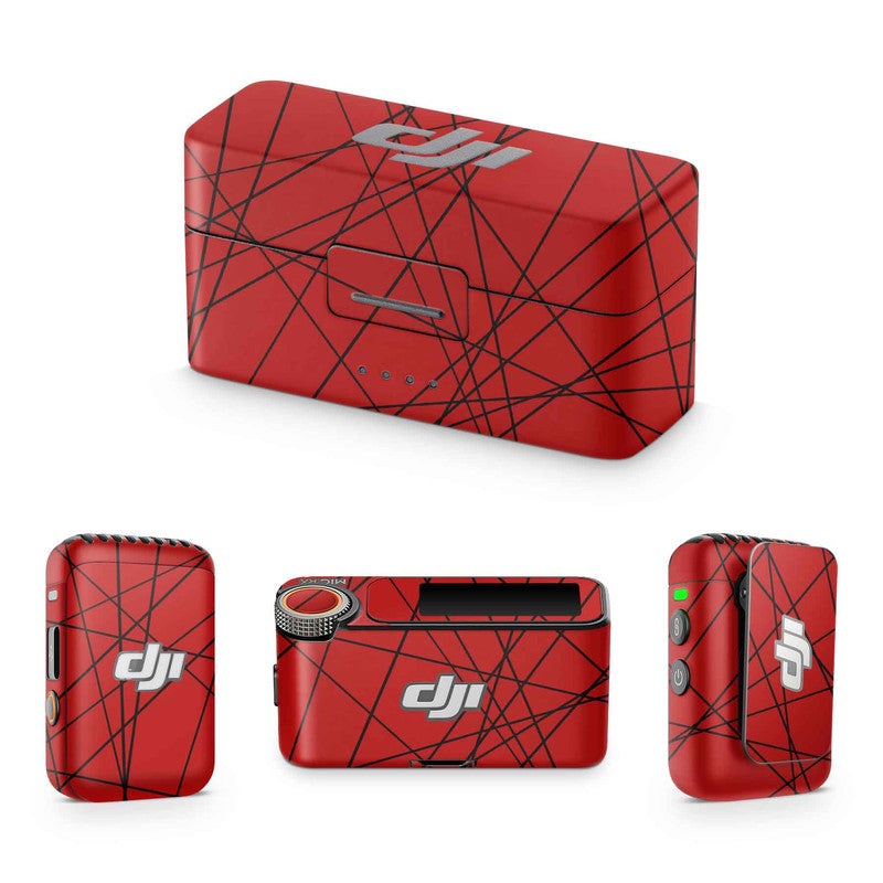Red Venom DJI Mic Skin