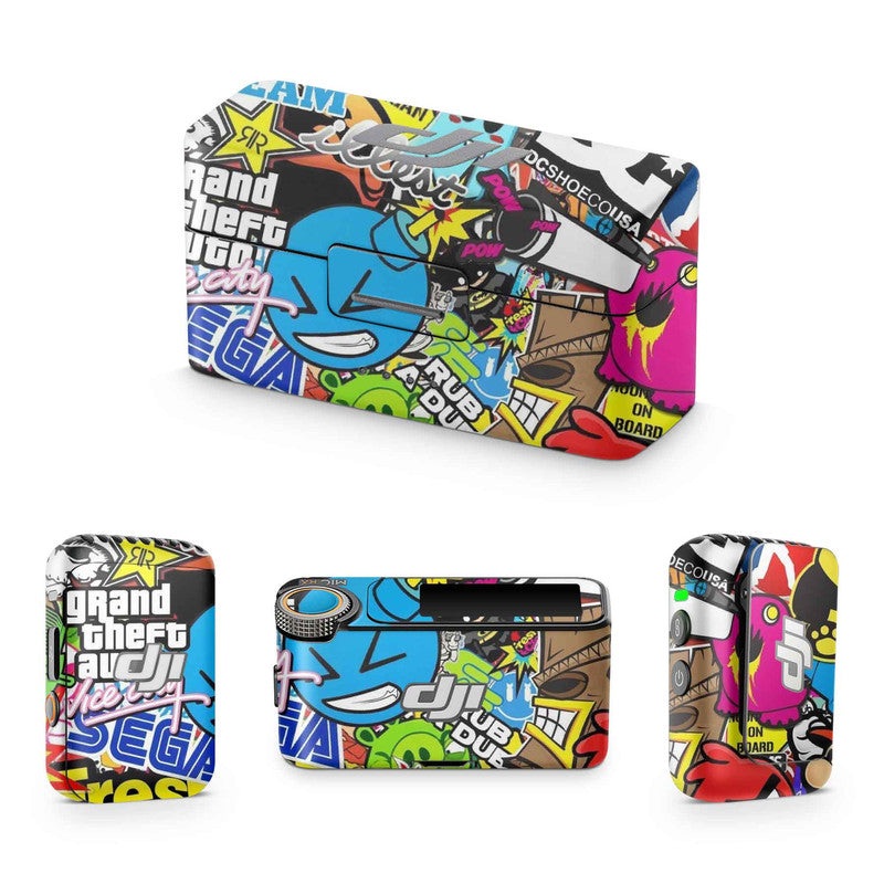 Sticker Bomb GT DJI Mic Skin