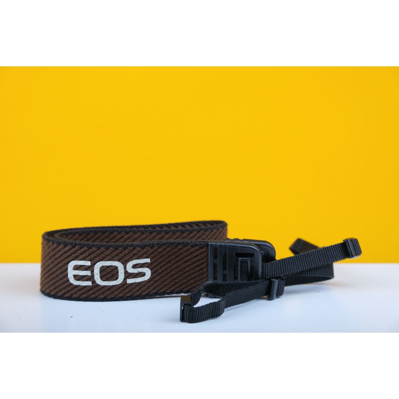 Canon EOS Camera Strap in Brown