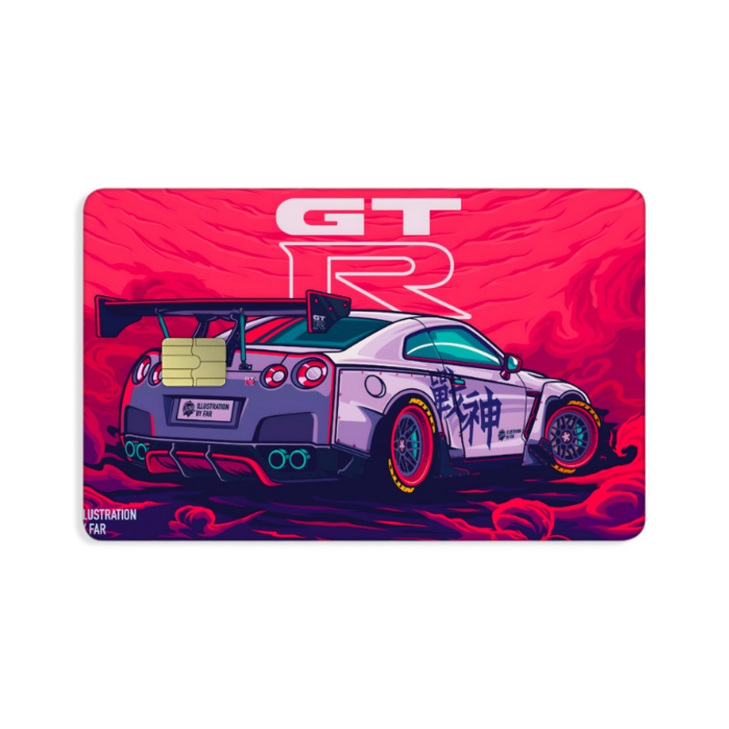 Nissan GTR Card Skin