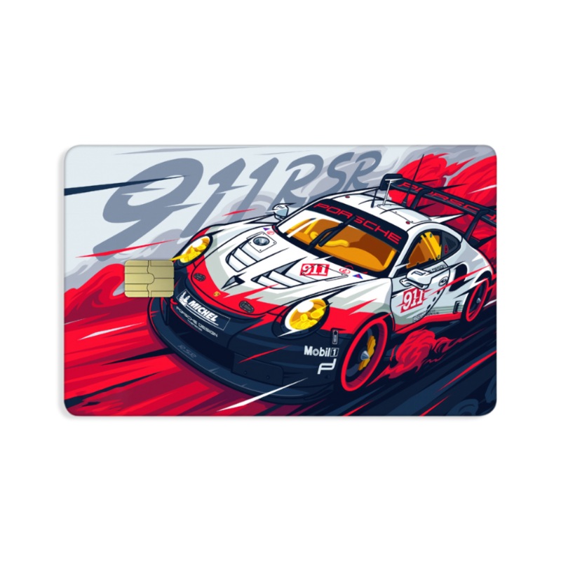 Porsche 911 RSR Card Skin