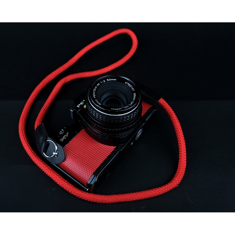 Rope Camera Strap in Red