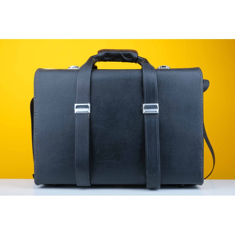 Black Leather Camera Bag