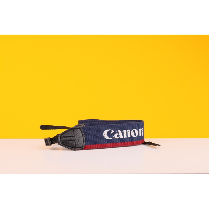 Canon Navy and Red Camera Strap