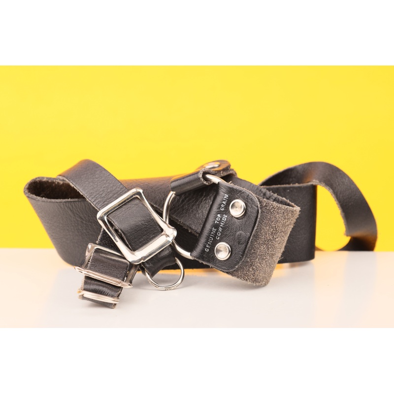 Leather Camera Strap with Metal Lugs