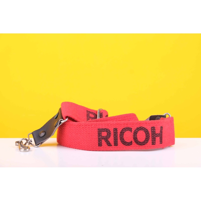 Ricoh Red & Black Camera Strap