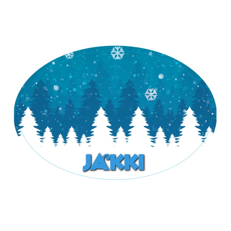 Custom Oval Stickers/Labels