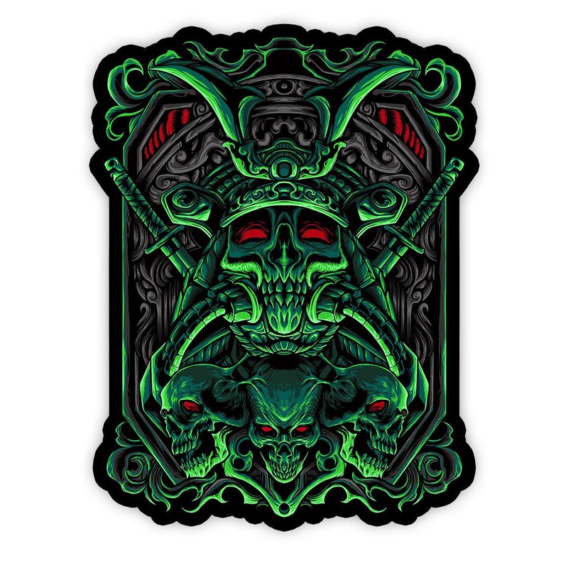 Death Skull Sticker