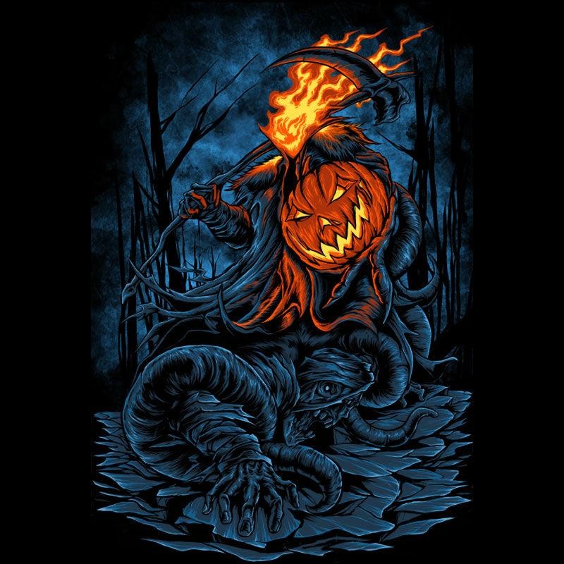 Flaming Pumpkin Skin