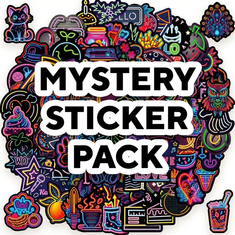 Neon - Mystery Sticker Pack - 100pcs