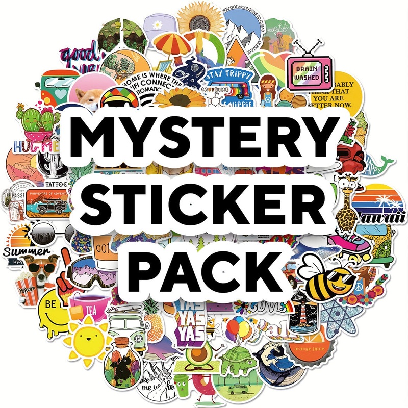 Random - Mystery Sticker Pack - 104pcs