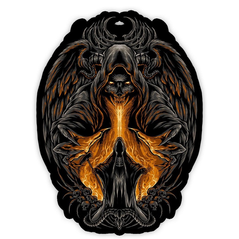 Witch Skull Sticker