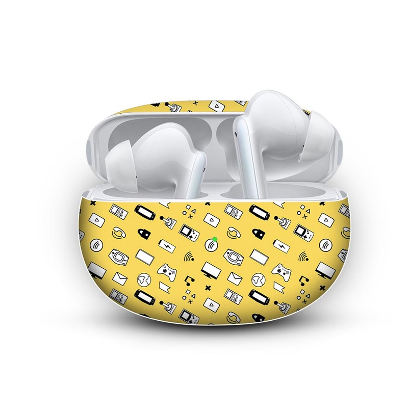 Icons Retro Yellow - Oppo Enco X Skin
