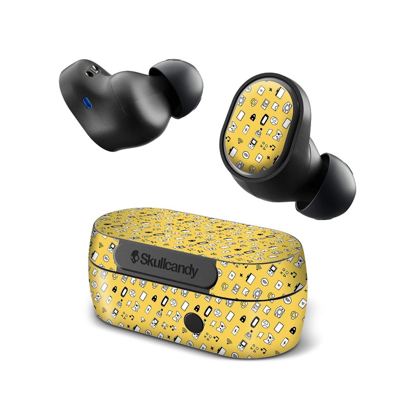 Icons Retro Yellow - Skullcandy Sesh Skin