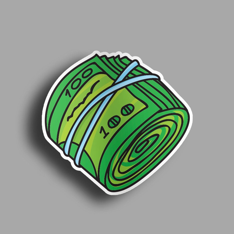 100$ - Sticker
