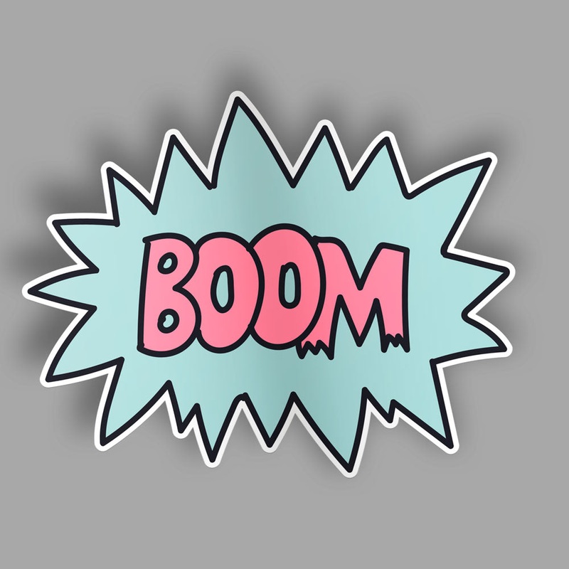 Boom - Sticker